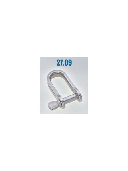 manille plate 6mm longue