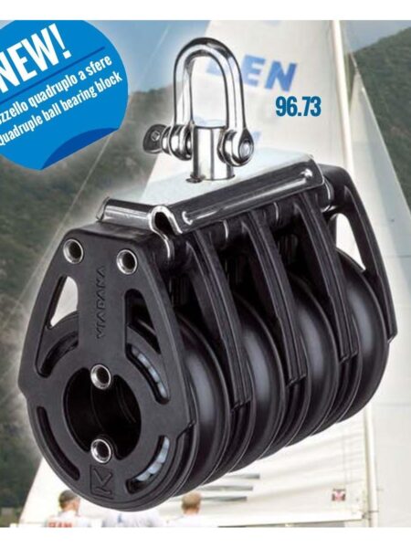 poulie quadruple carbo 57mm