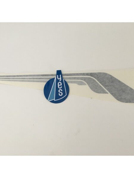 Autocollant embout avant bande hobie coque gauche