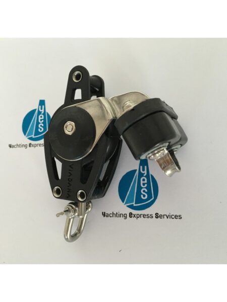 poulie winch à ringot et taquet 57mm