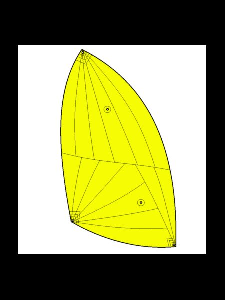 Spi compatible HC 15 / HC16 Nylon 1,1Oz - Jaune
