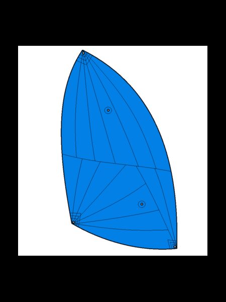 Spi compatible SL 15,5 Nylon 0,9Oz - Bleu